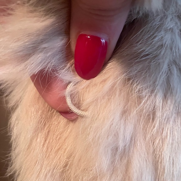 Women's vintage rabbit Fur Coat - Tan - Picture 13 of 15